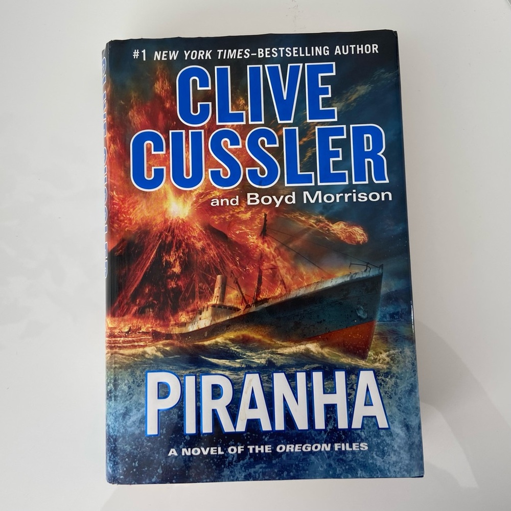 Piranha by Clive Cussler Hardcover Book
